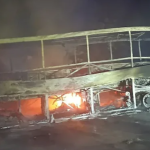 Зверска катастрофа: Два тира и автобус се запалиха на пътя Русе-София
